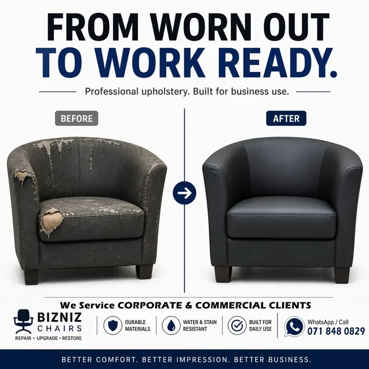 Worn out chair upholstery